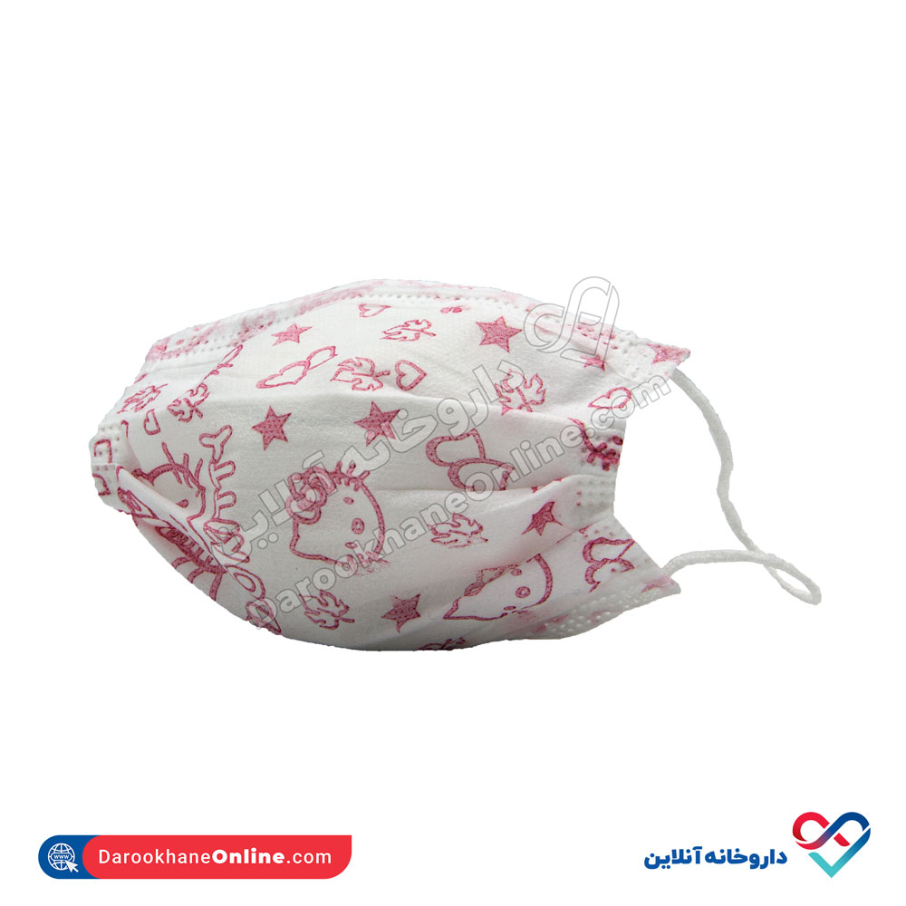 فیس ماسک سه لایه طرح دار کودک متین بسته 50 عددی - Image 1